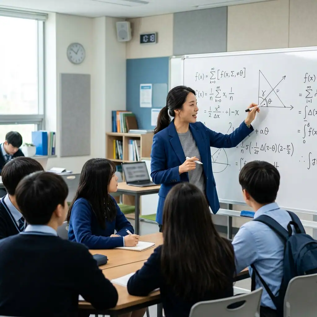 수학 맞춤 교육 장면